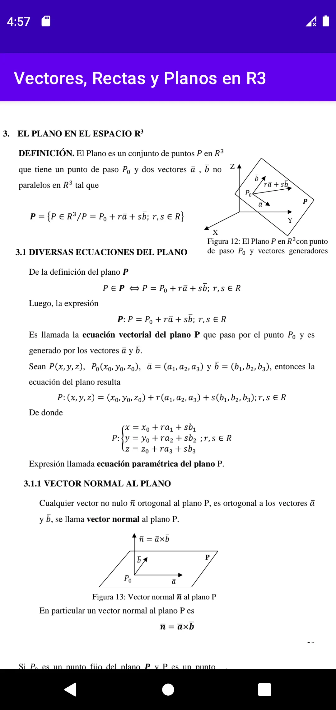 Vectores Rectas y Planos en R3 | Indus Appstore | Screenshot