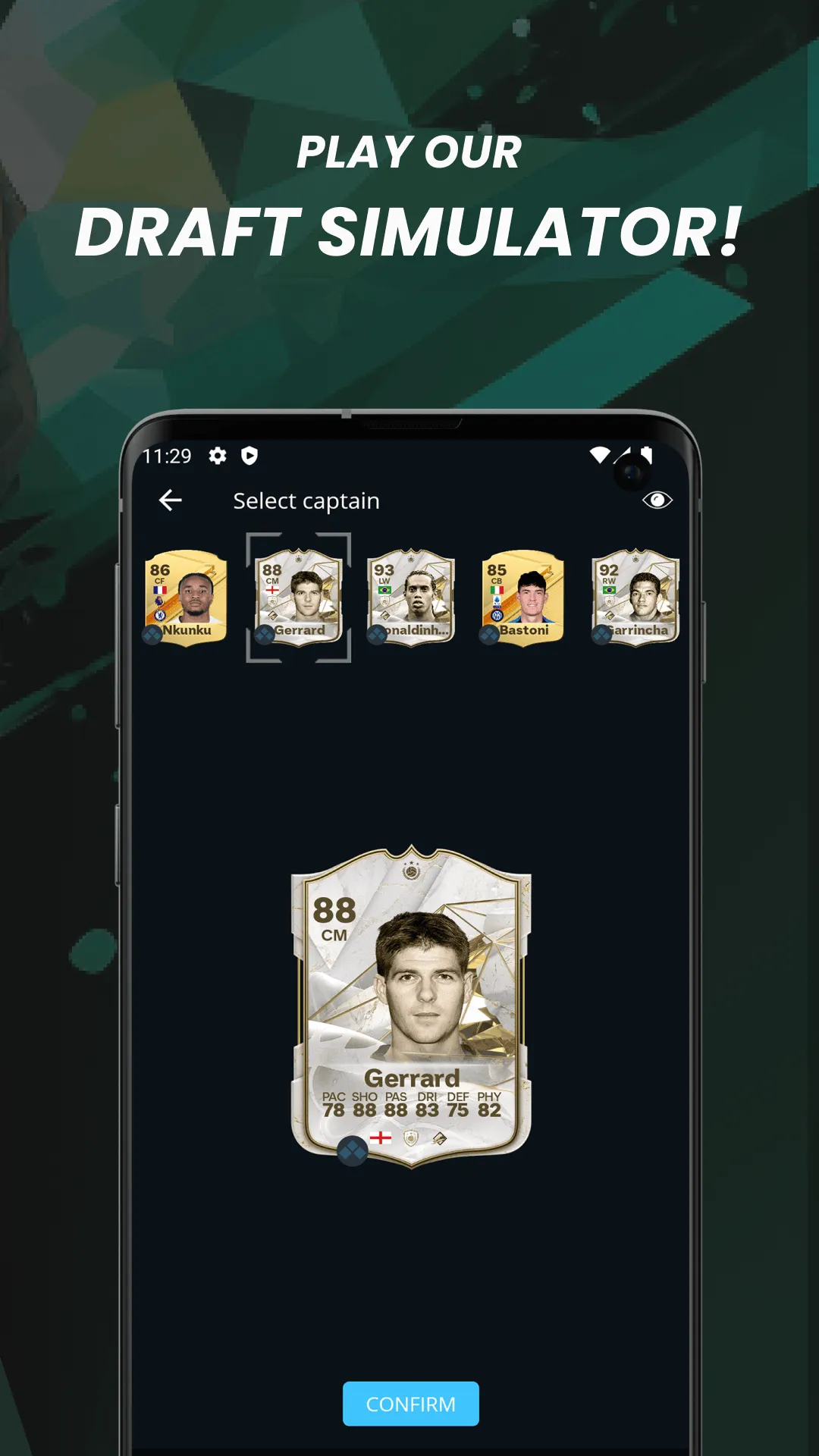 FUTBIN 24 Database & Draft | Indus Appstore | Screenshot