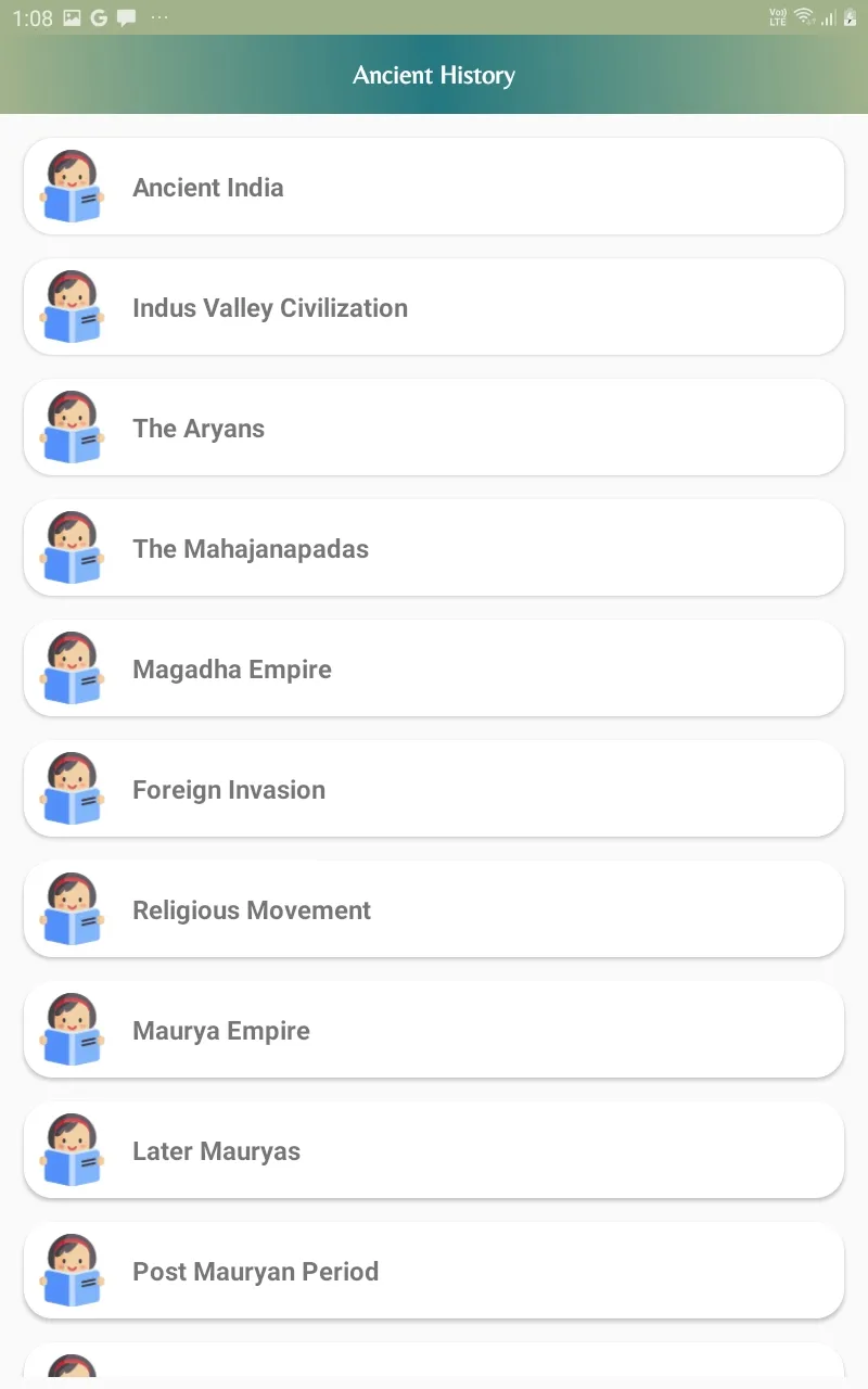 Indian History | Indus Appstore | Screenshot