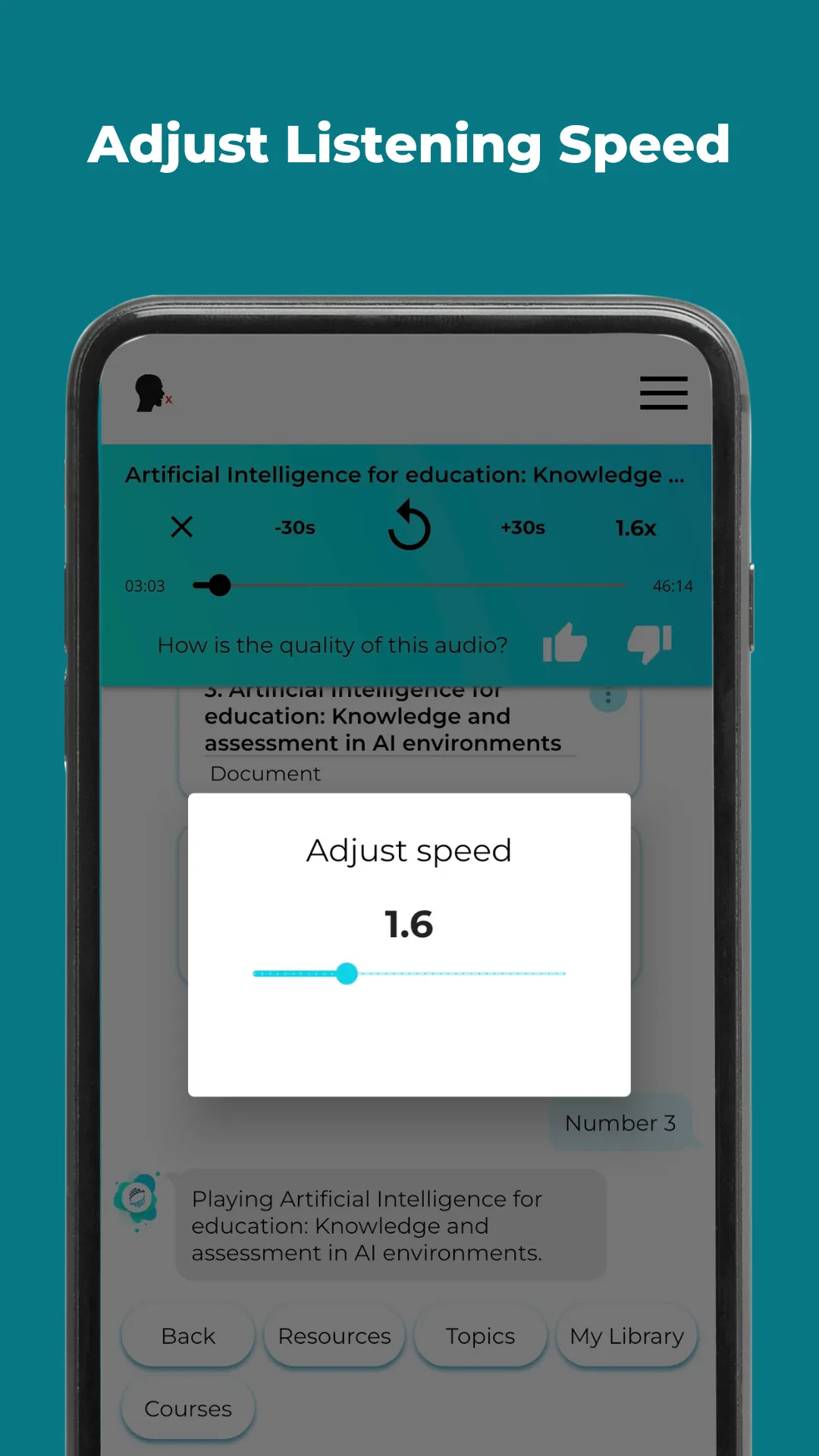 Audio Learning AI Assistant | Indus Appstore | Screenshot