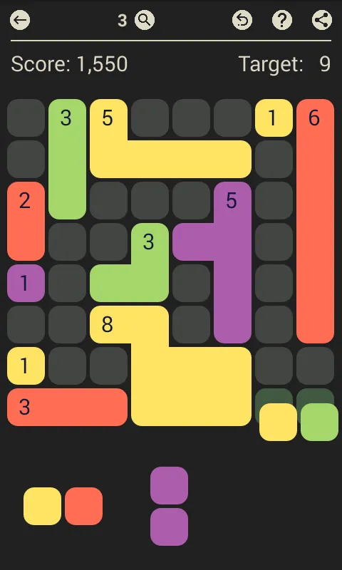 D7: pack the colored Dominoes | Indus Appstore | Screenshot