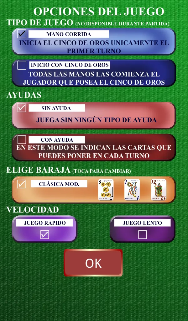 Cinquillo Original | Indus Appstore | Screenshot