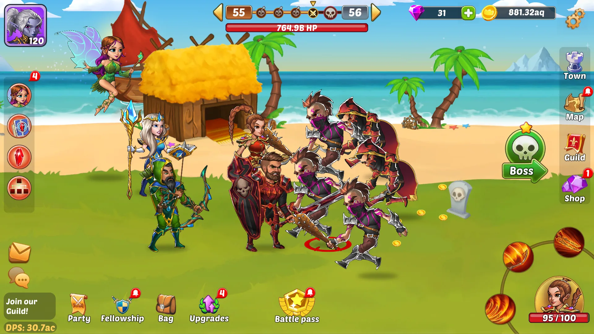 Firestone: An Idle Clicker RPG | Indus Appstore | Screenshot