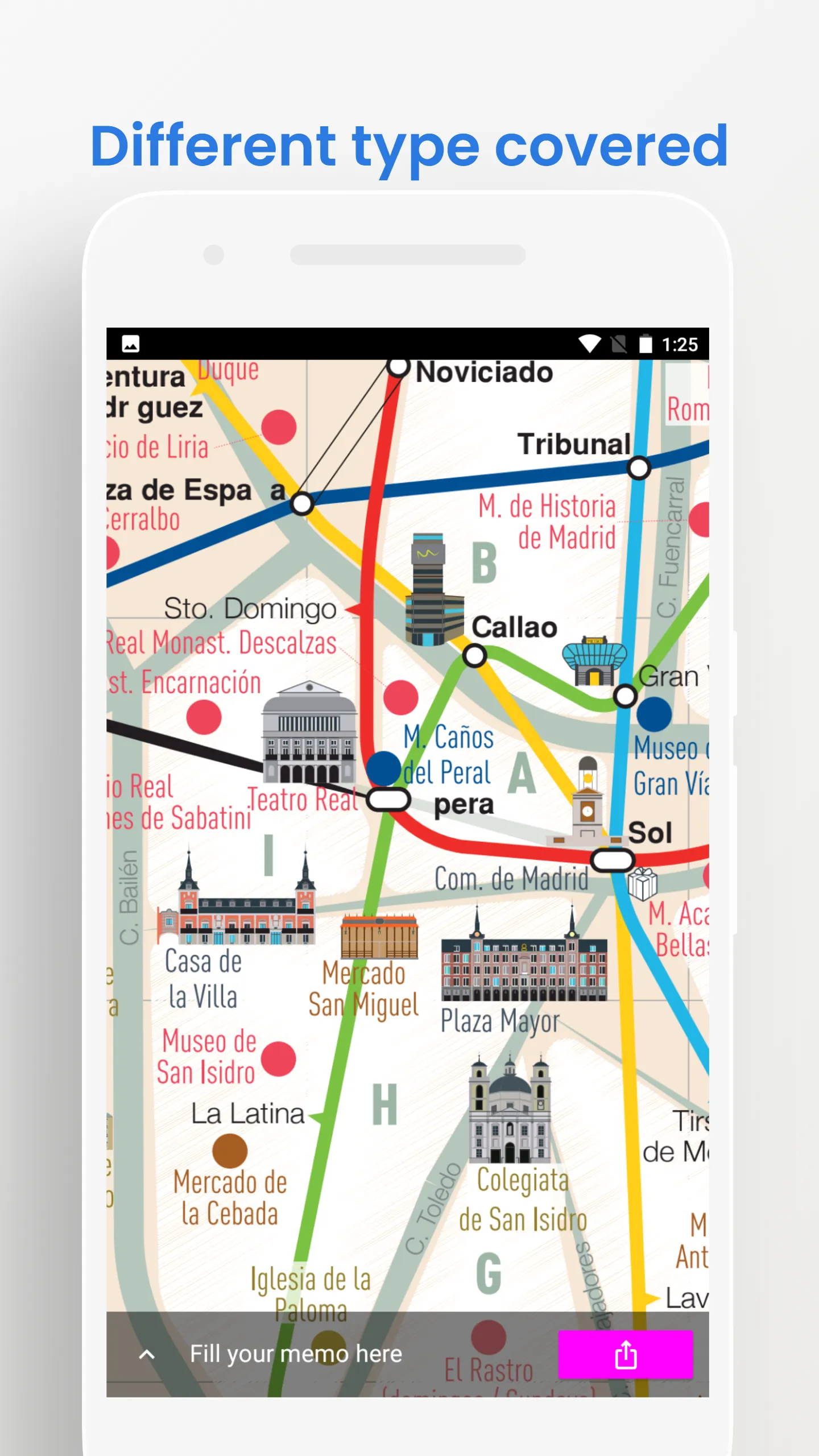 Madrid Metro Map Guide Offline | Indus Appstore | Screenshot