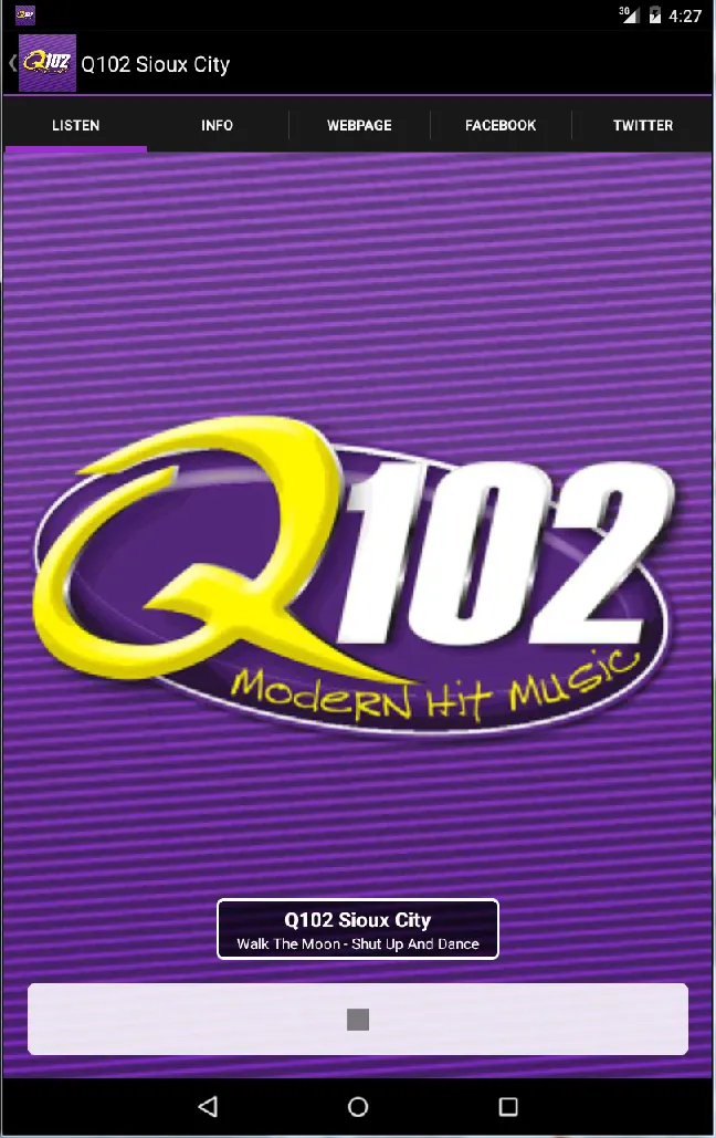 Q102 Sioux City | Indus Appstore | Screenshot