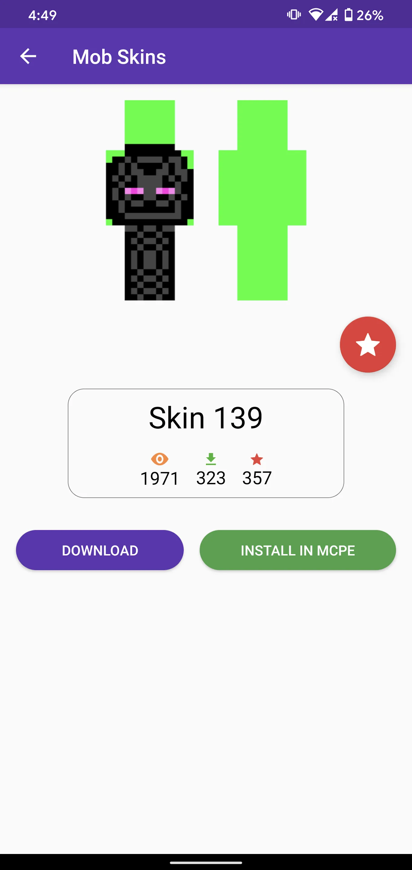 Mob Skins | Indus Appstore | Screenshot