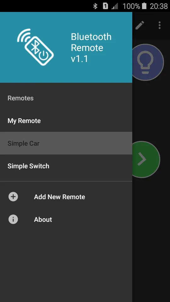 Bluetooth Remote for Arduino | Indus Appstore | Screenshot