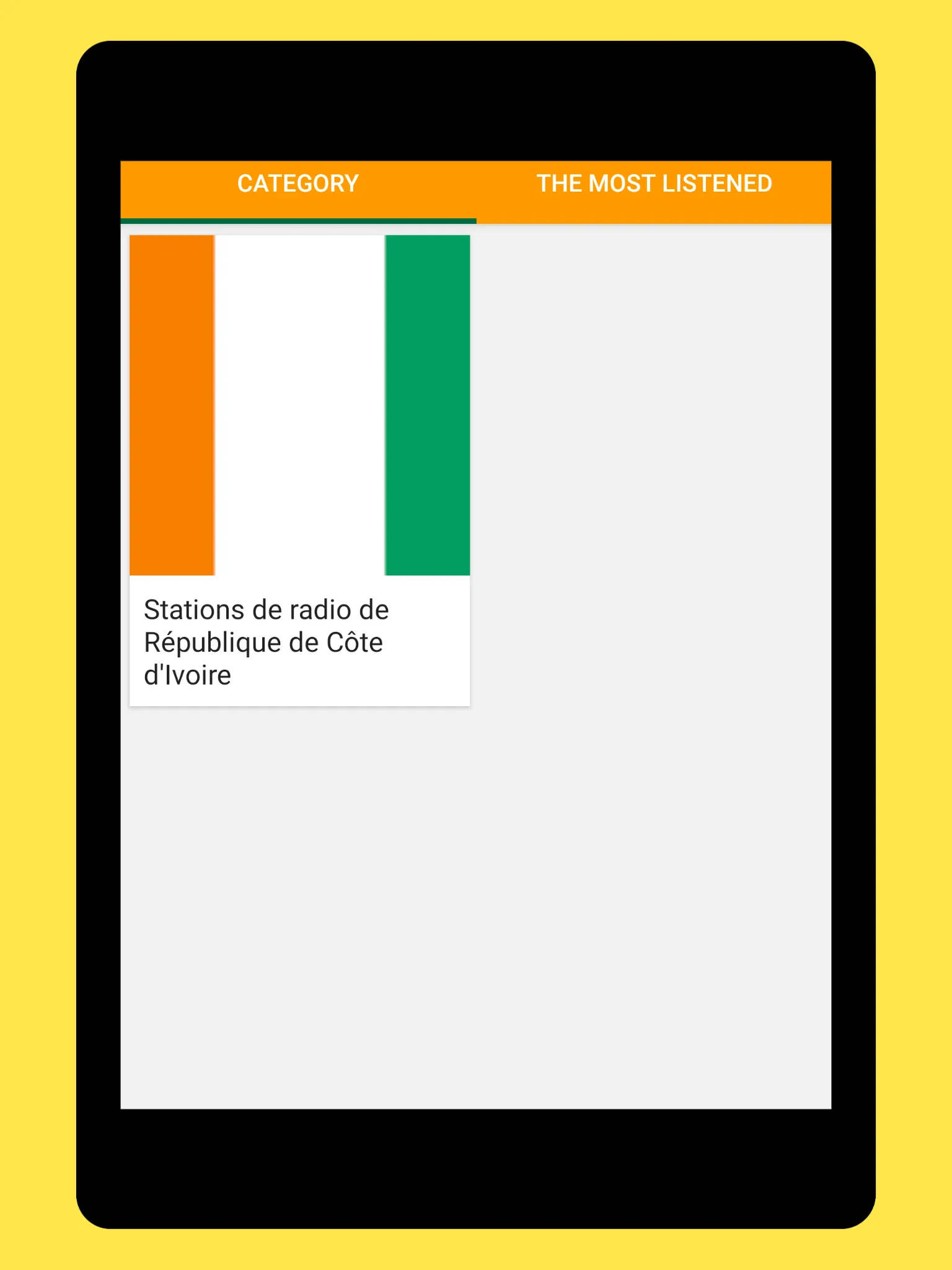 Radio Ivory Coast + Radio FM | Indus Appstore | Screenshot