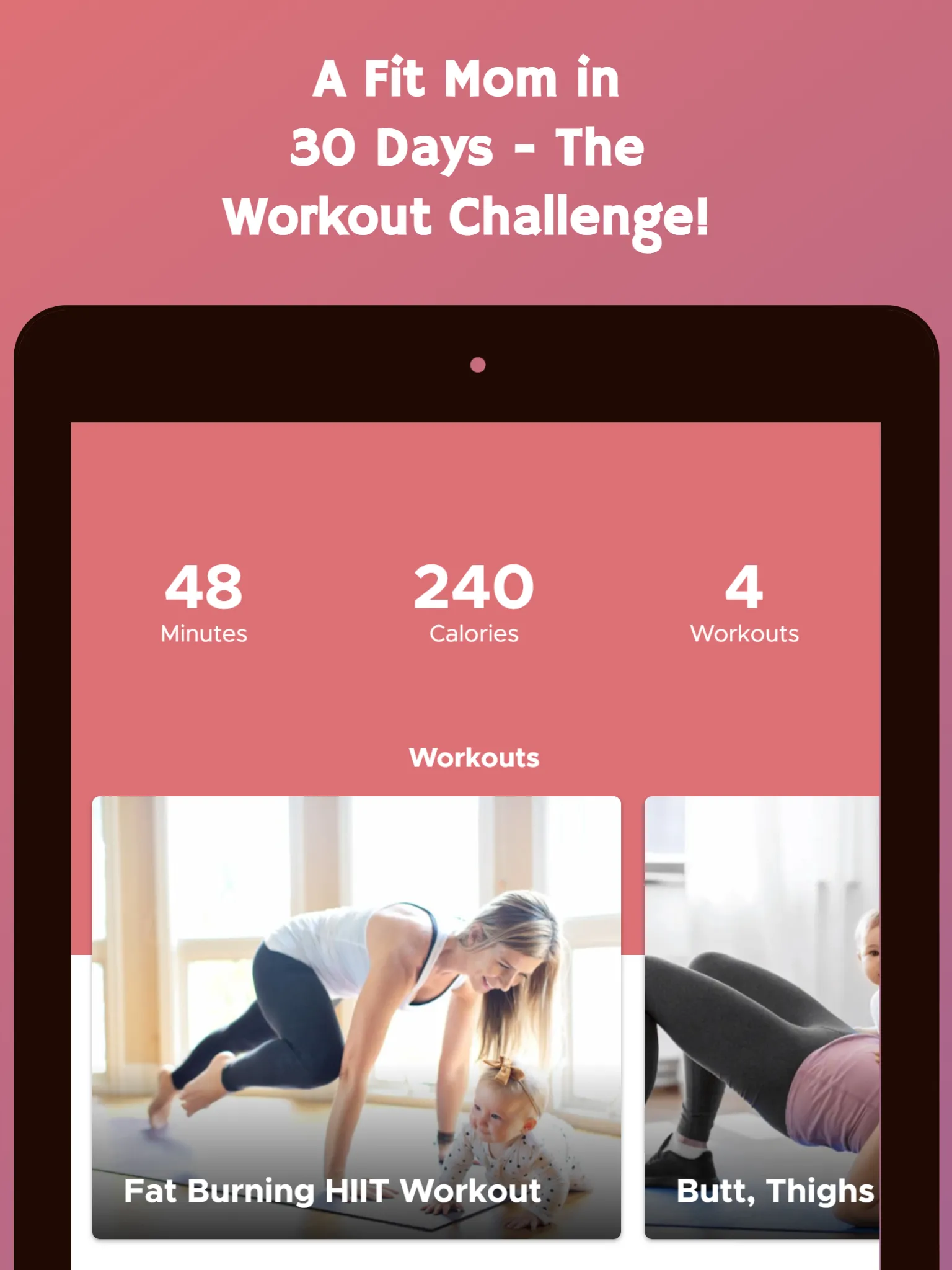 30 Day Fit Mommy Challenge | Indus Appstore | Screenshot