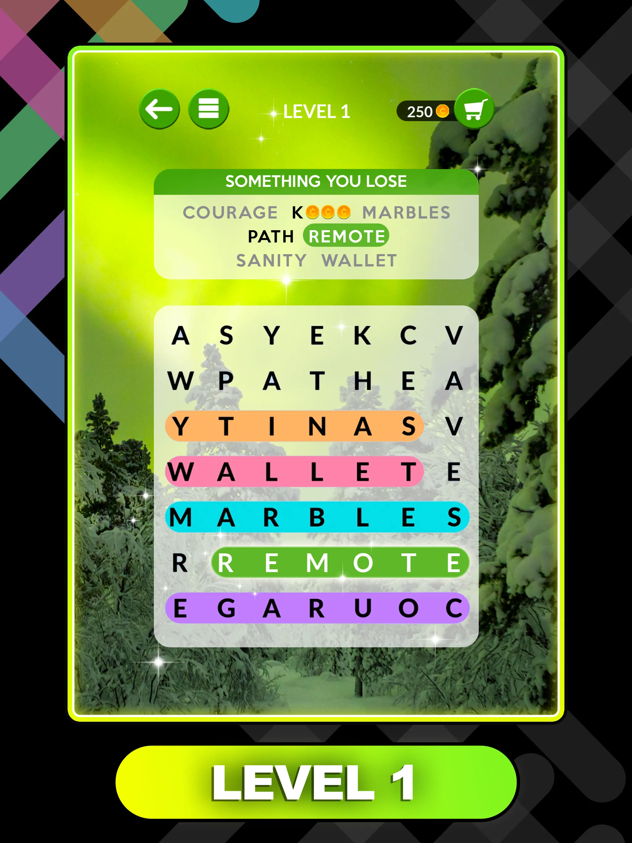 Wordscapes Search | Indus Appstore | Screenshot