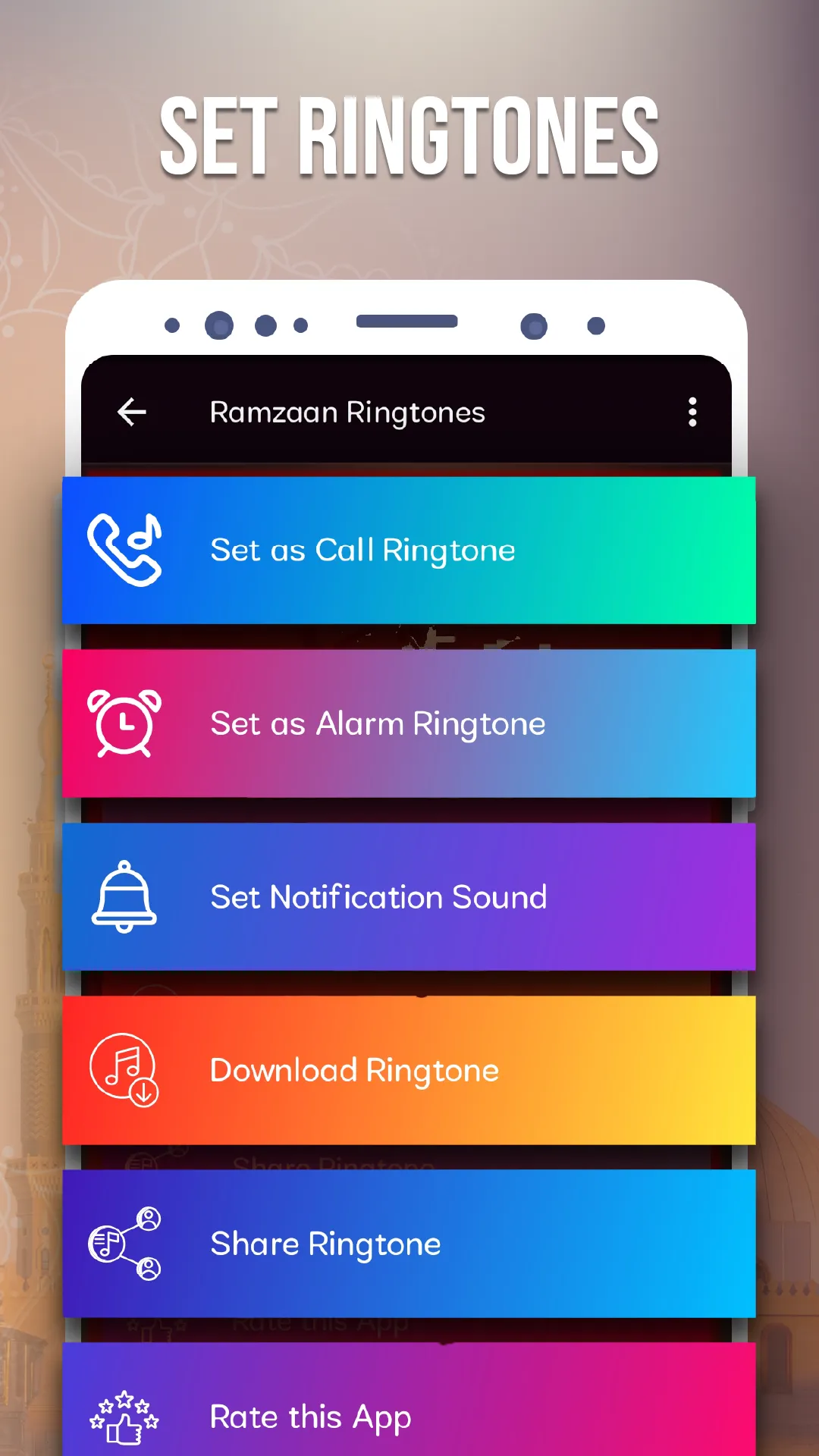 Ramadan Ringtones: Islamic Mp3 | Indus Appstore | Screenshot