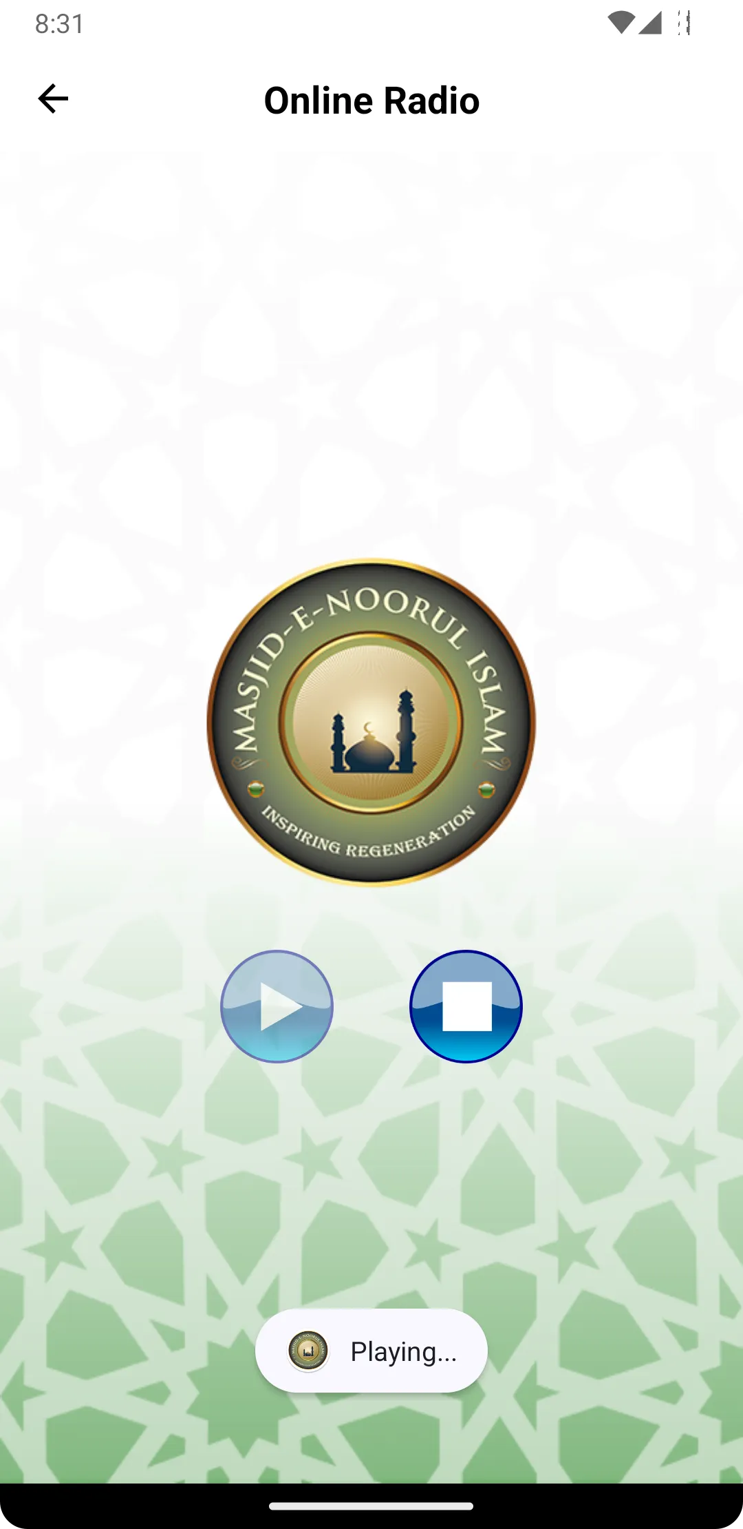 Masjid-e-Noorul Islam (MNI) | Indus Appstore | Screenshot