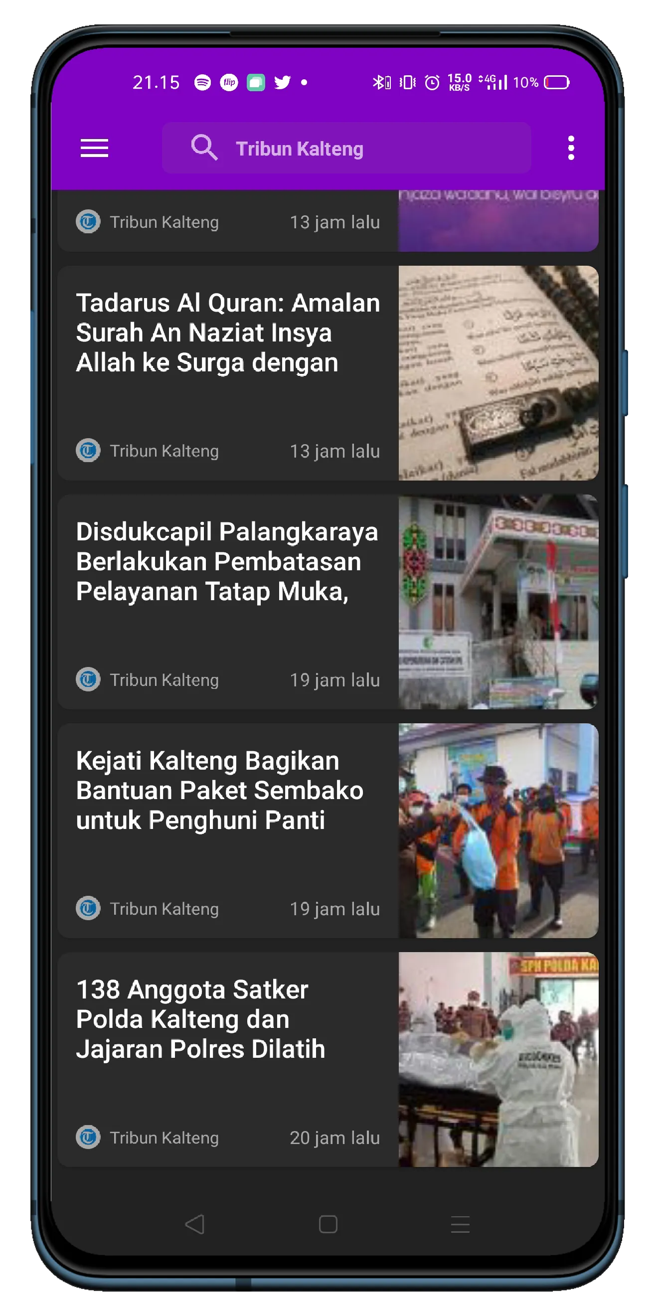 Berita Kalteng (Berita Kaliman | Indus Appstore | Screenshot