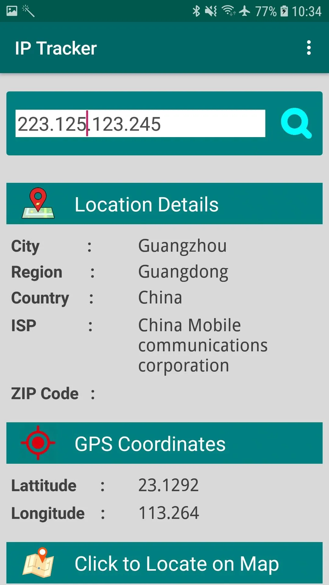 IP Address Tracker | Indus Appstore | Screenshot