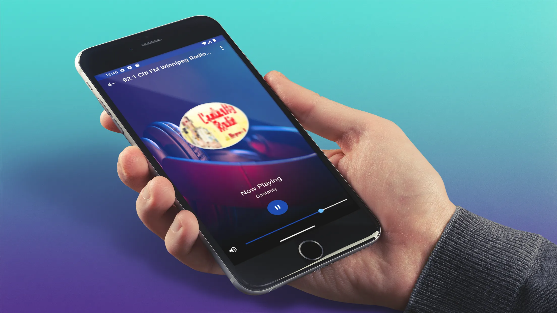 92.1 Citi FM Winnipeg Radio CA | Indus Appstore | Screenshot
