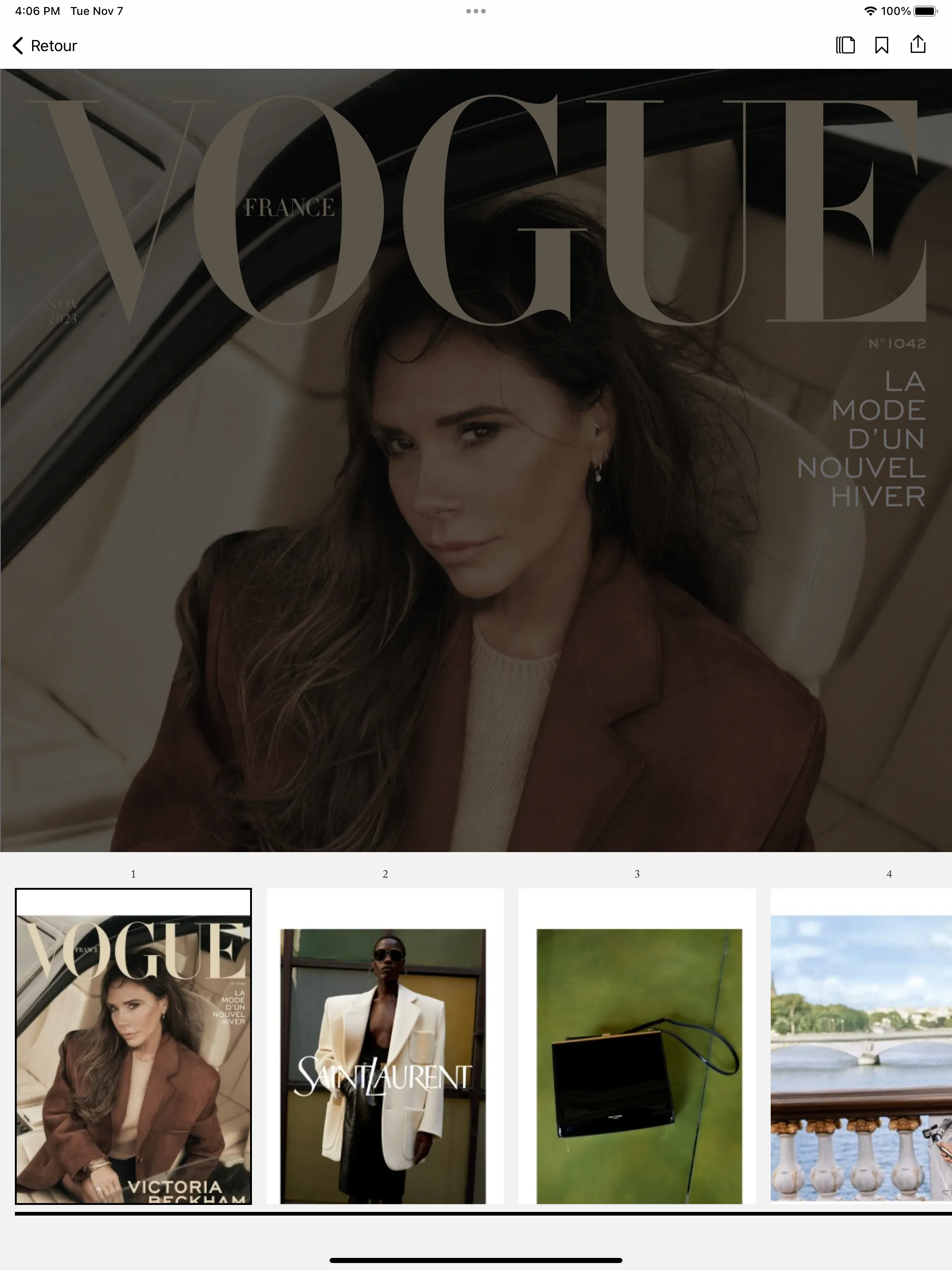 Vogue France Magazine | Indus Appstore | Screenshot