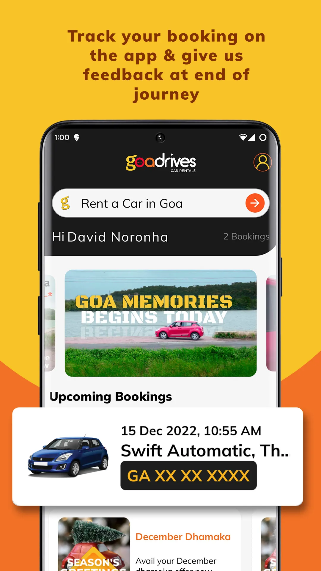 Goadrives - Car Rentals in Goa | Indus Appstore | Screenshot