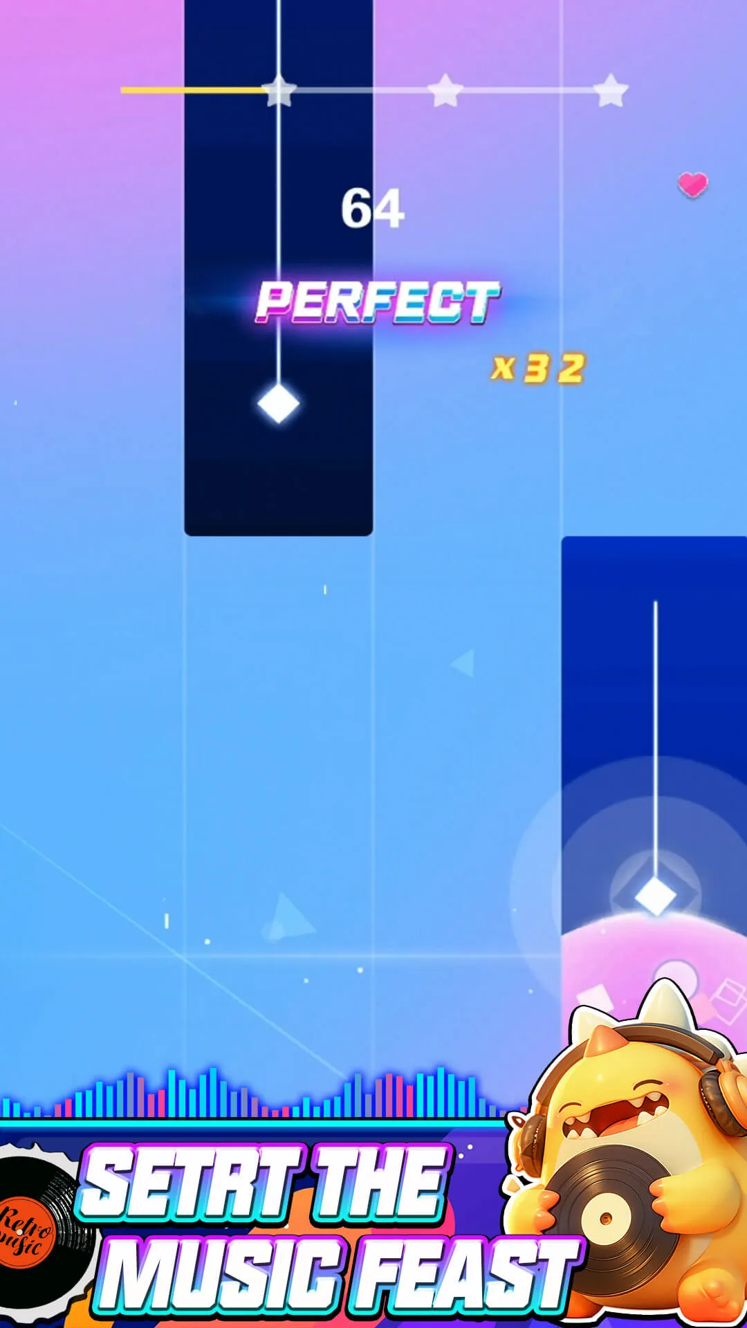 Beat Notes Cyber Music Game | Indus Appstore | Screenshot