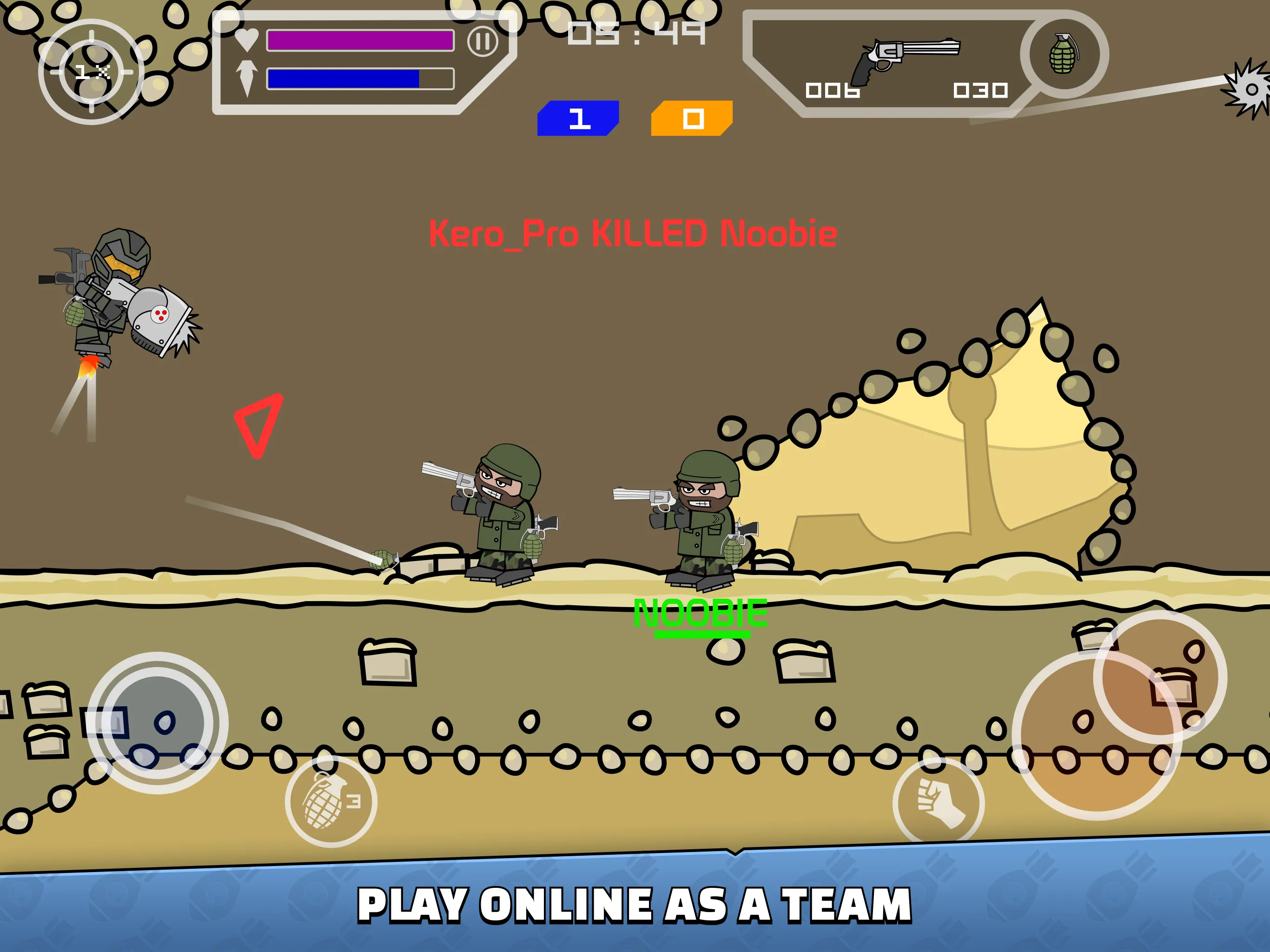 Mini Militia - War.io | Indus Appstore | Screenshot