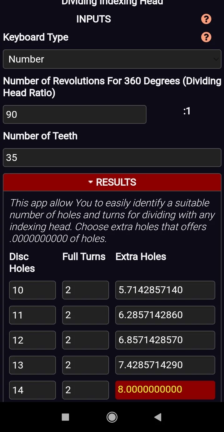 Mechanical Engineering Calc | Indus Appstore | Screenshot