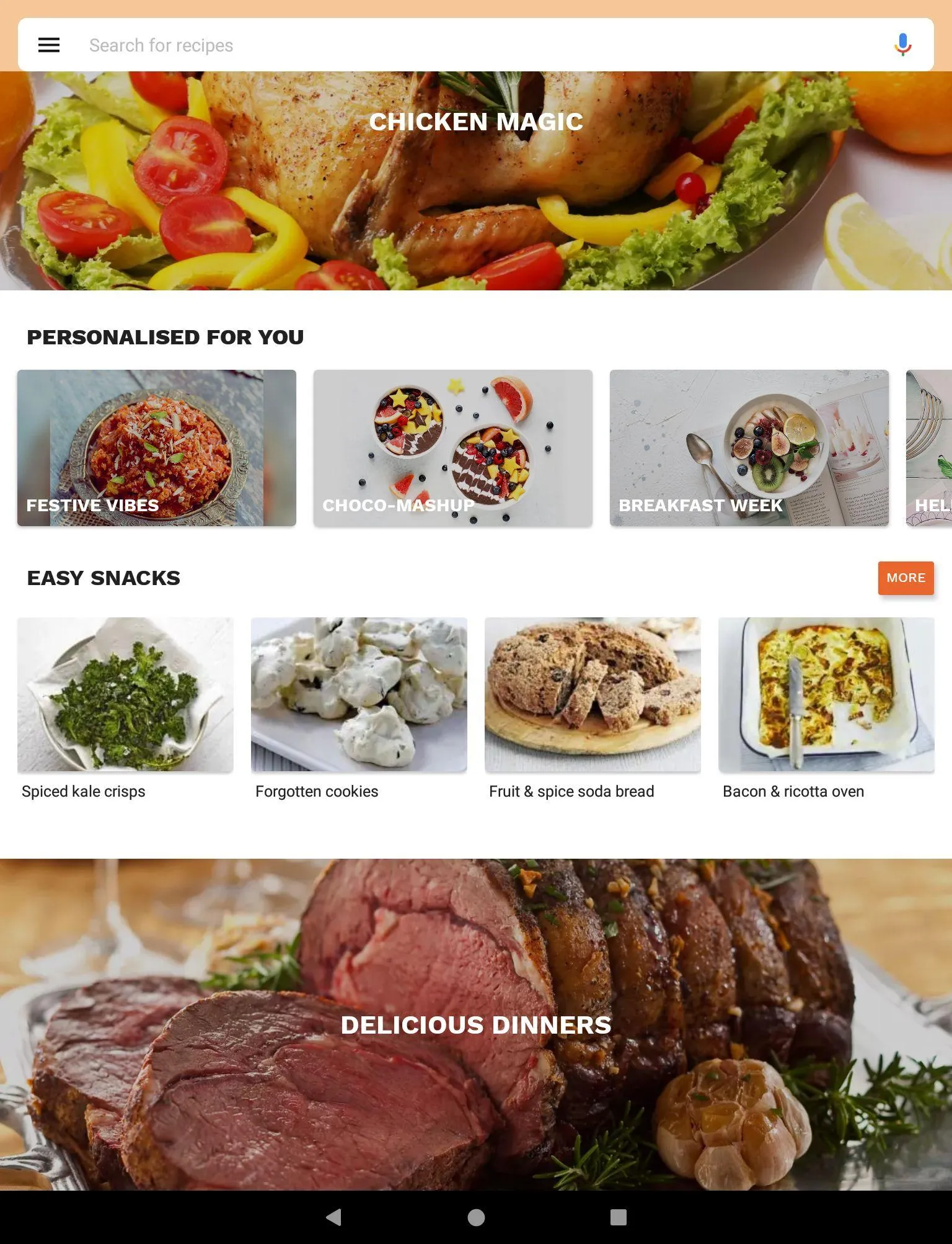 Easy Oven and Crockpot recipes | Indus Appstore | Screenshot