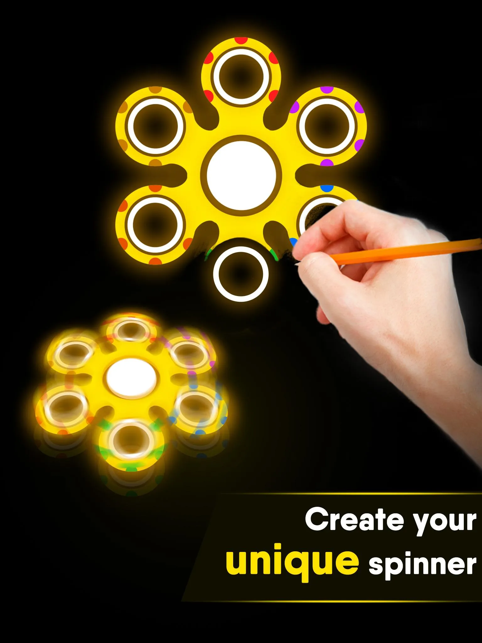 Draw Finger Spinner | Indus Appstore | Screenshot