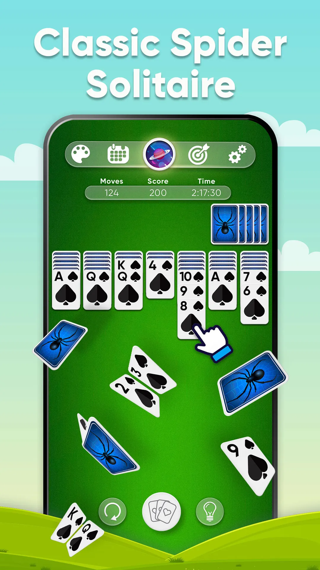 Spider Solitaire | Indus Appstore | Screenshot