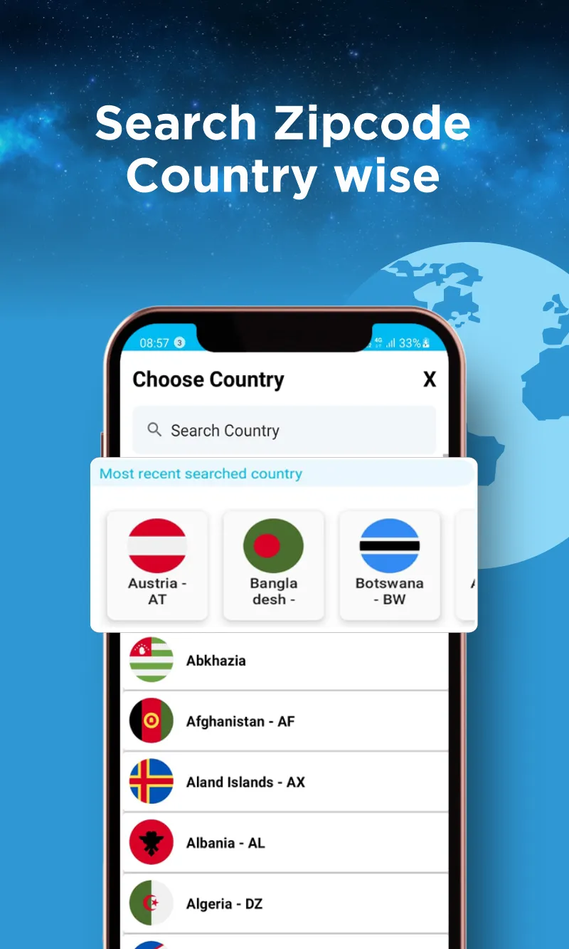 Zip code, Postal code Postcode | Indus Appstore | Screenshot