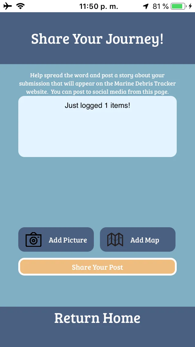 Marine Debris Tracker | Indus Appstore | Screenshot