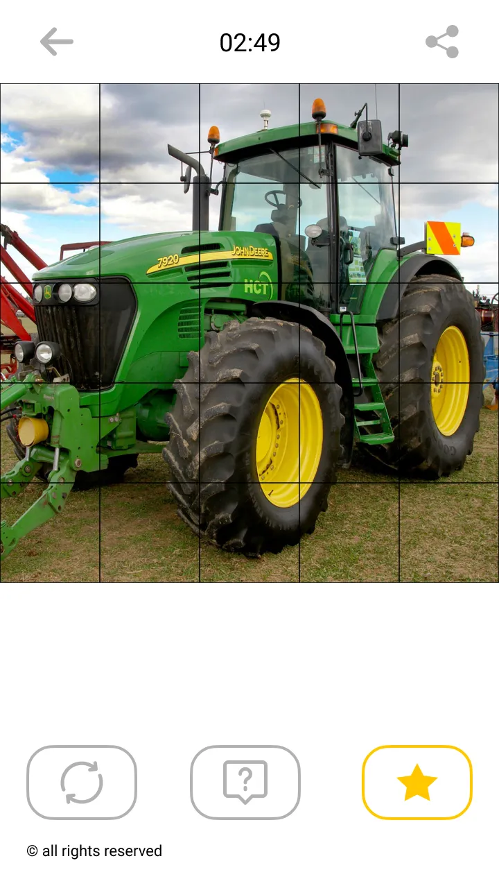 Jigsaw Tractor Mosaic Puzzles | Indus Appstore | Screenshot