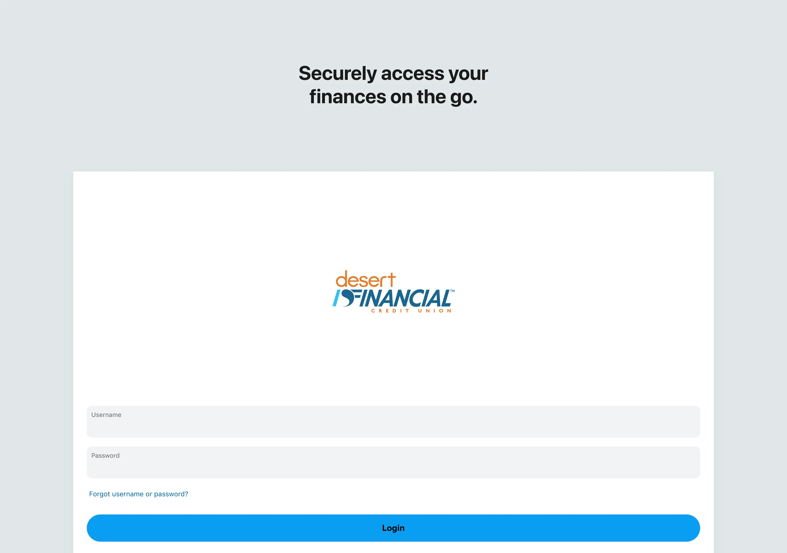 Desert Financial Mobile | Indus Appstore | Screenshot