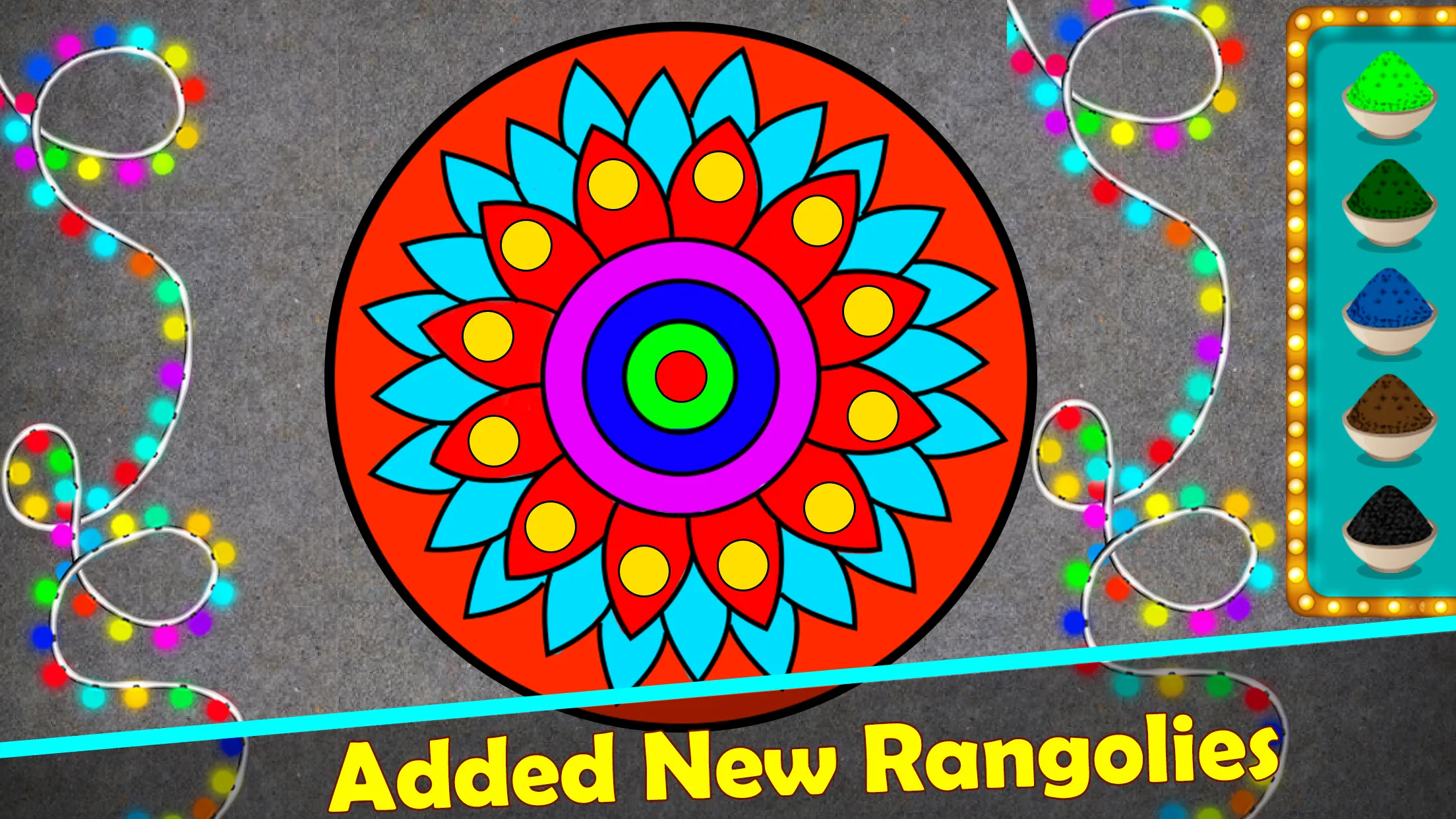 Diwali Rangoli Designs Jigsaw | Indus Appstore | Screenshot