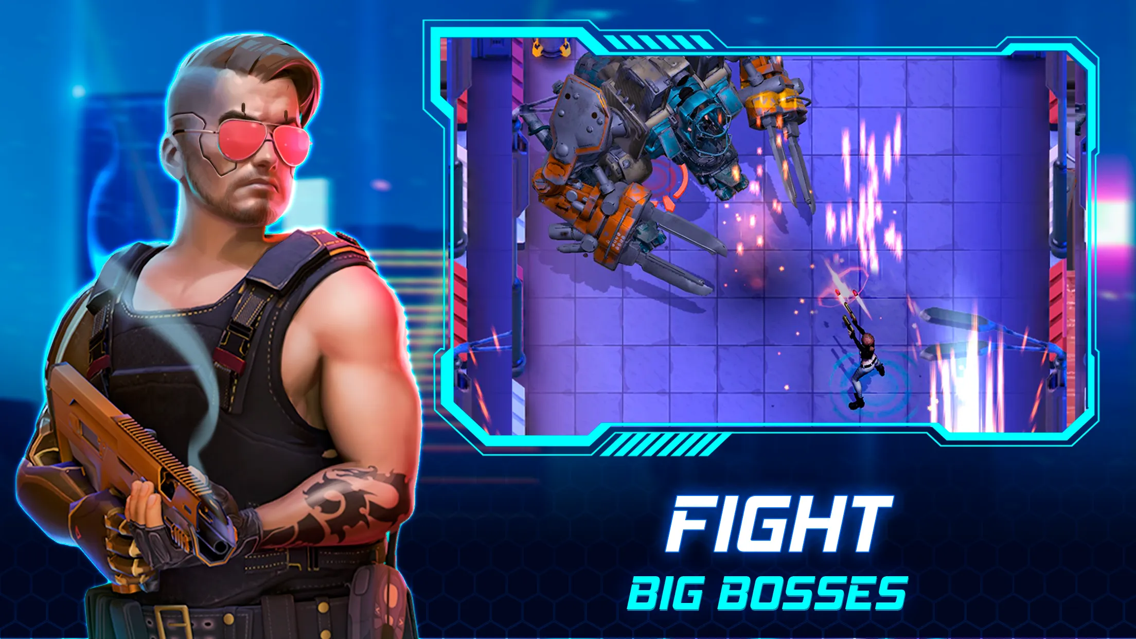 Cyberpunk Hero: Epic Roguelike | Indus Appstore | Screenshot