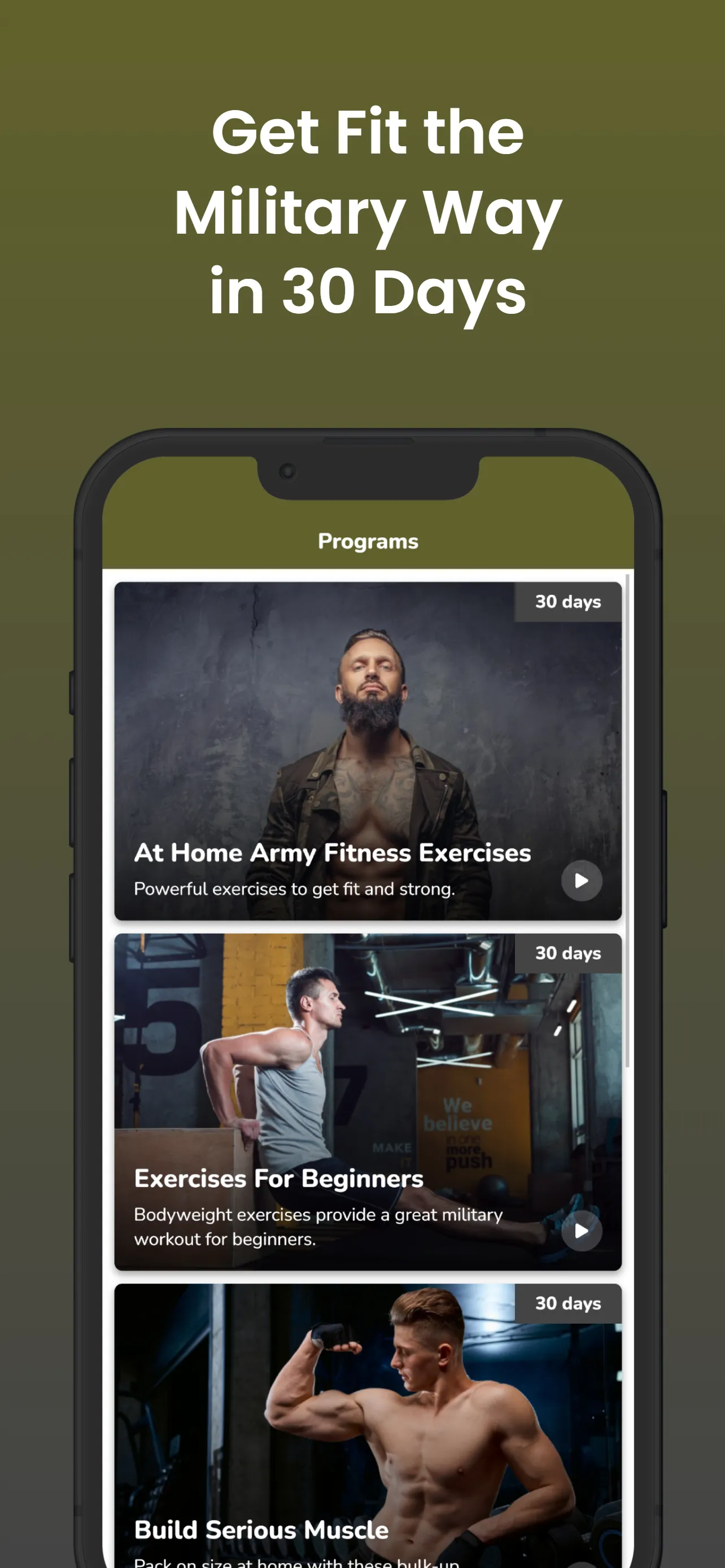 Military Style Fitness Workout | Indus Appstore | Screenshot