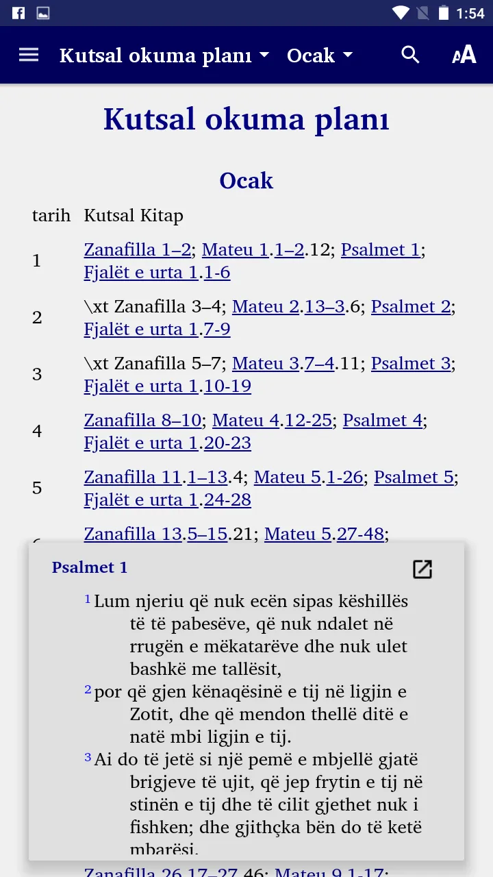 Albanian-Shqiptar Bible | Indus Appstore | Screenshot