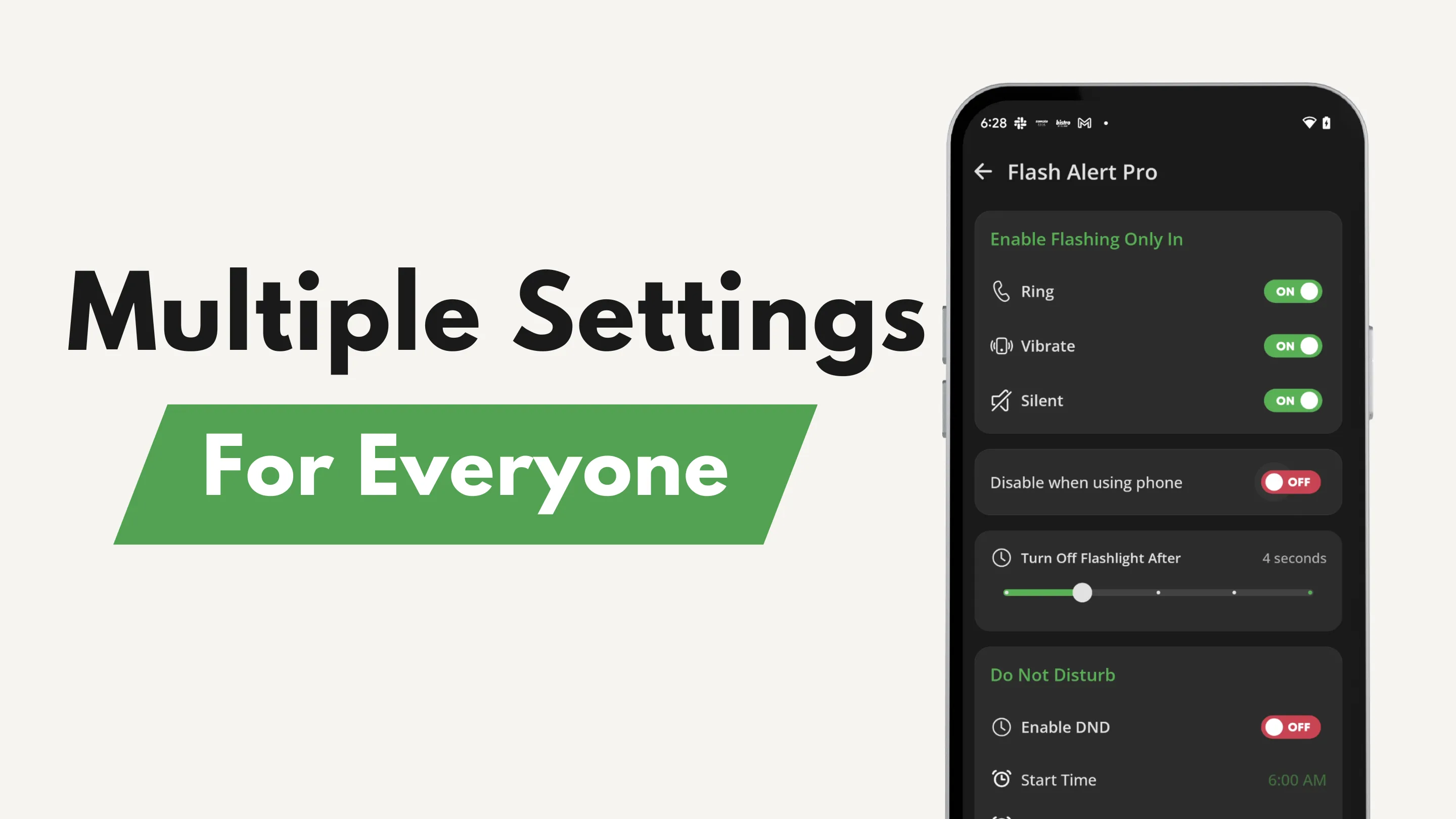 Flash Alert Pro - Calls & Sms | Indus Appstore | Screenshot