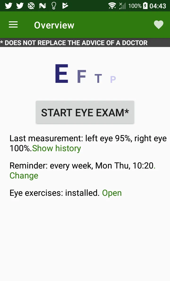 Eye exam | Indus Appstore | Screenshot