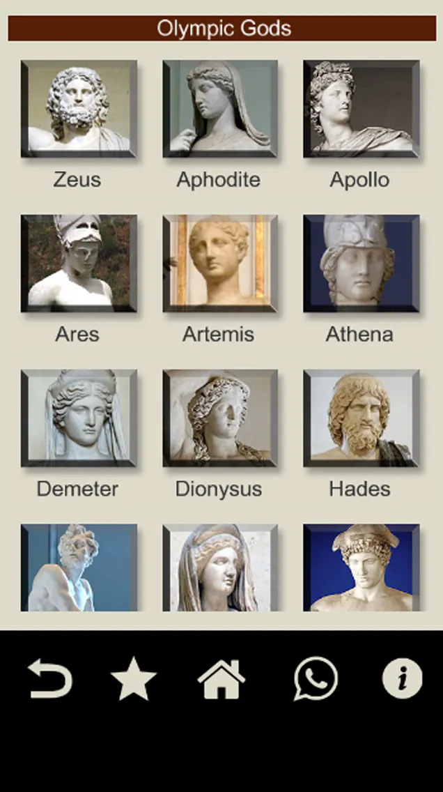 Greek gods | Indus Appstore | Screenshot