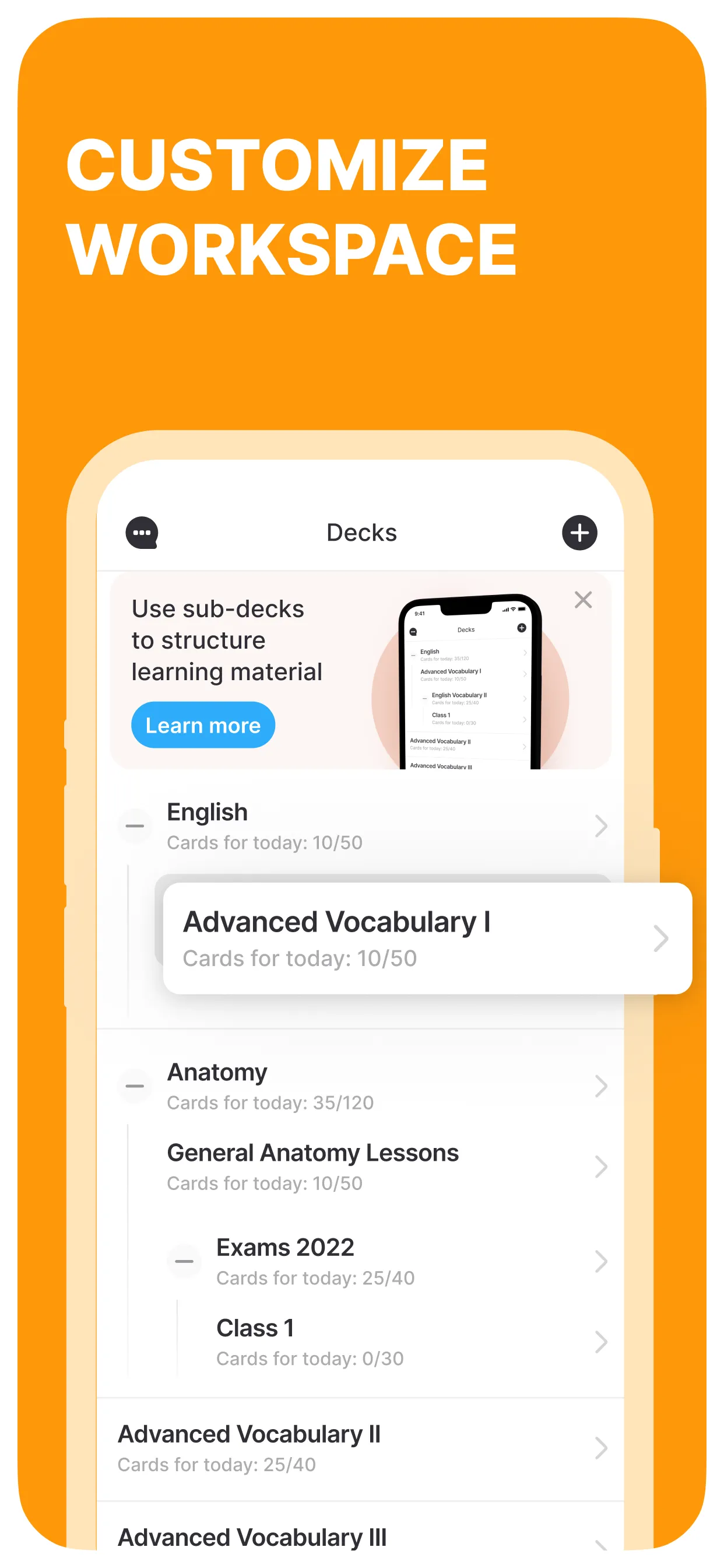 Anki Pro: Flashcards Learning | Indus Appstore | Screenshot
