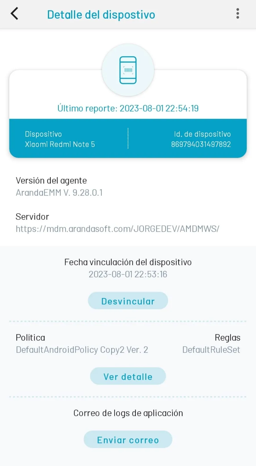 ArandaEMM for Samsung | Indus Appstore | Screenshot