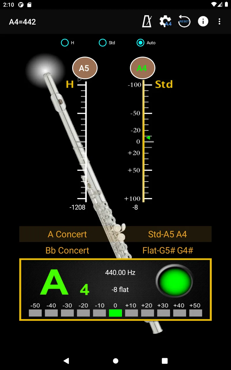 Flute Tuner & Metronome | Indus Appstore | Screenshot