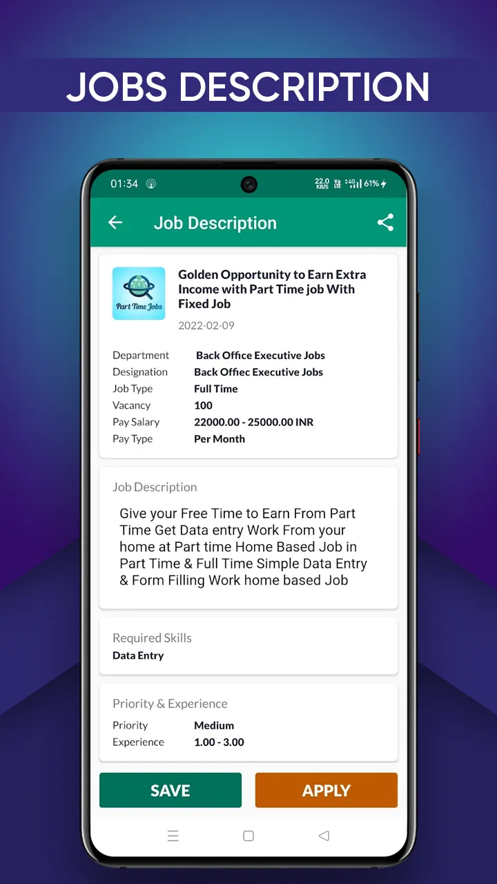 Part Time Job : Work at Home | Indus Appstore | Screenshot