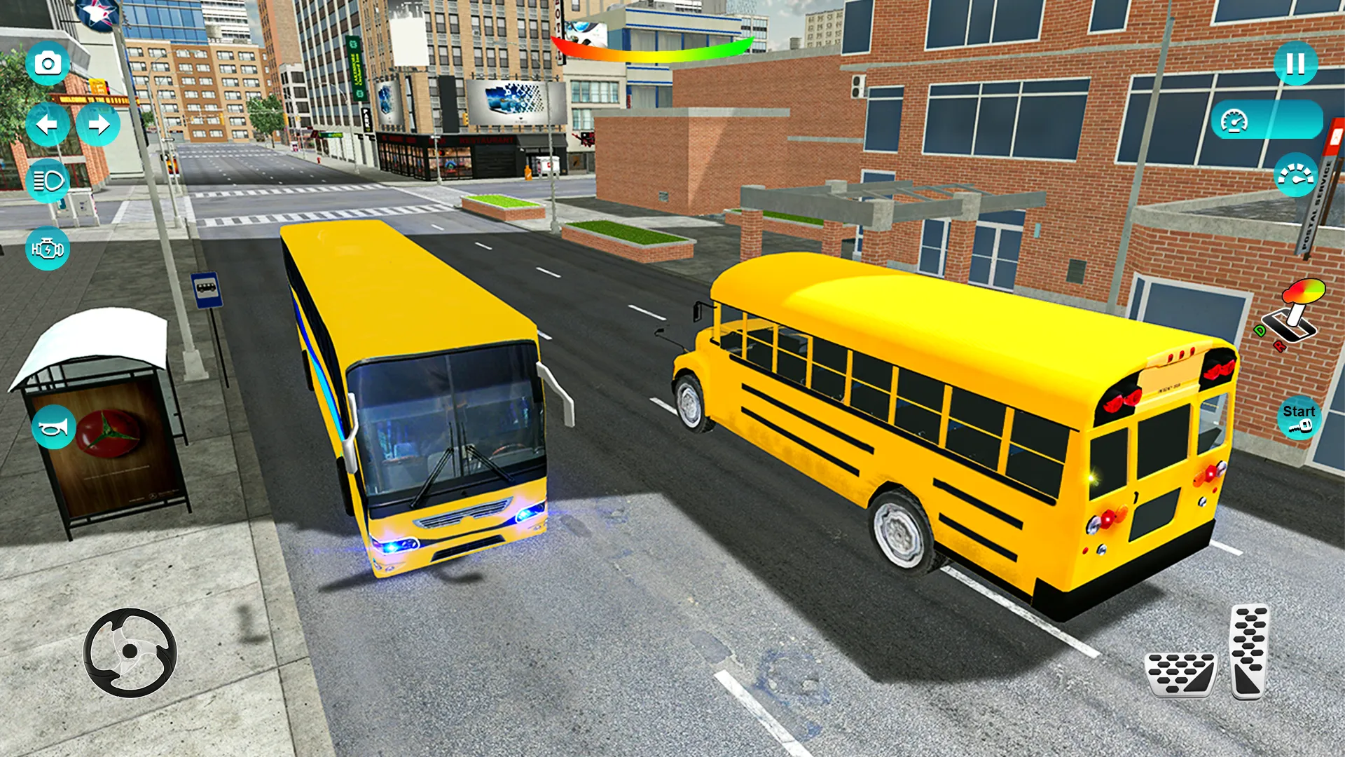 Coach School bus driving game | Indus Appstore | Screenshot