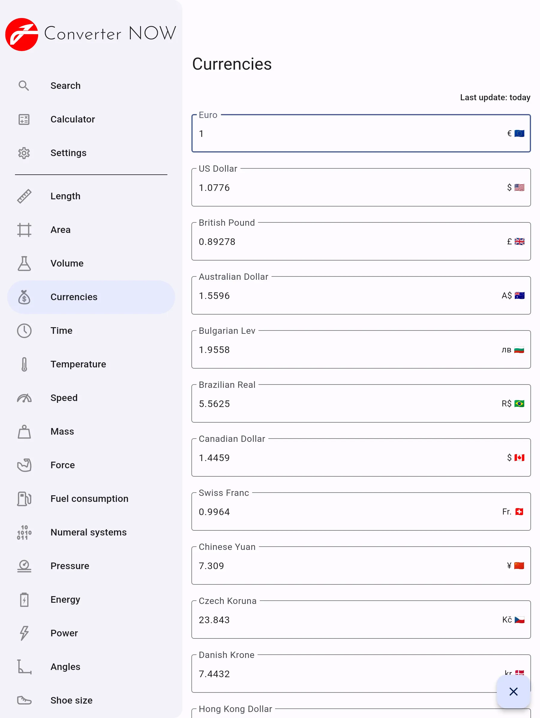 Converter NOW: Unit Converter | Indus Appstore | Screenshot