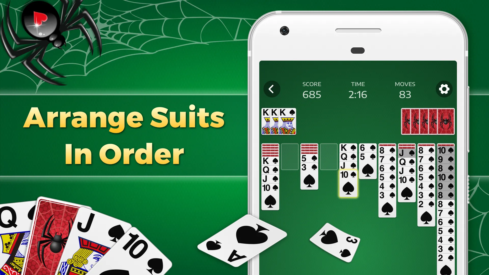 Spider Solitaire Classic Games | Indus Appstore | Screenshot