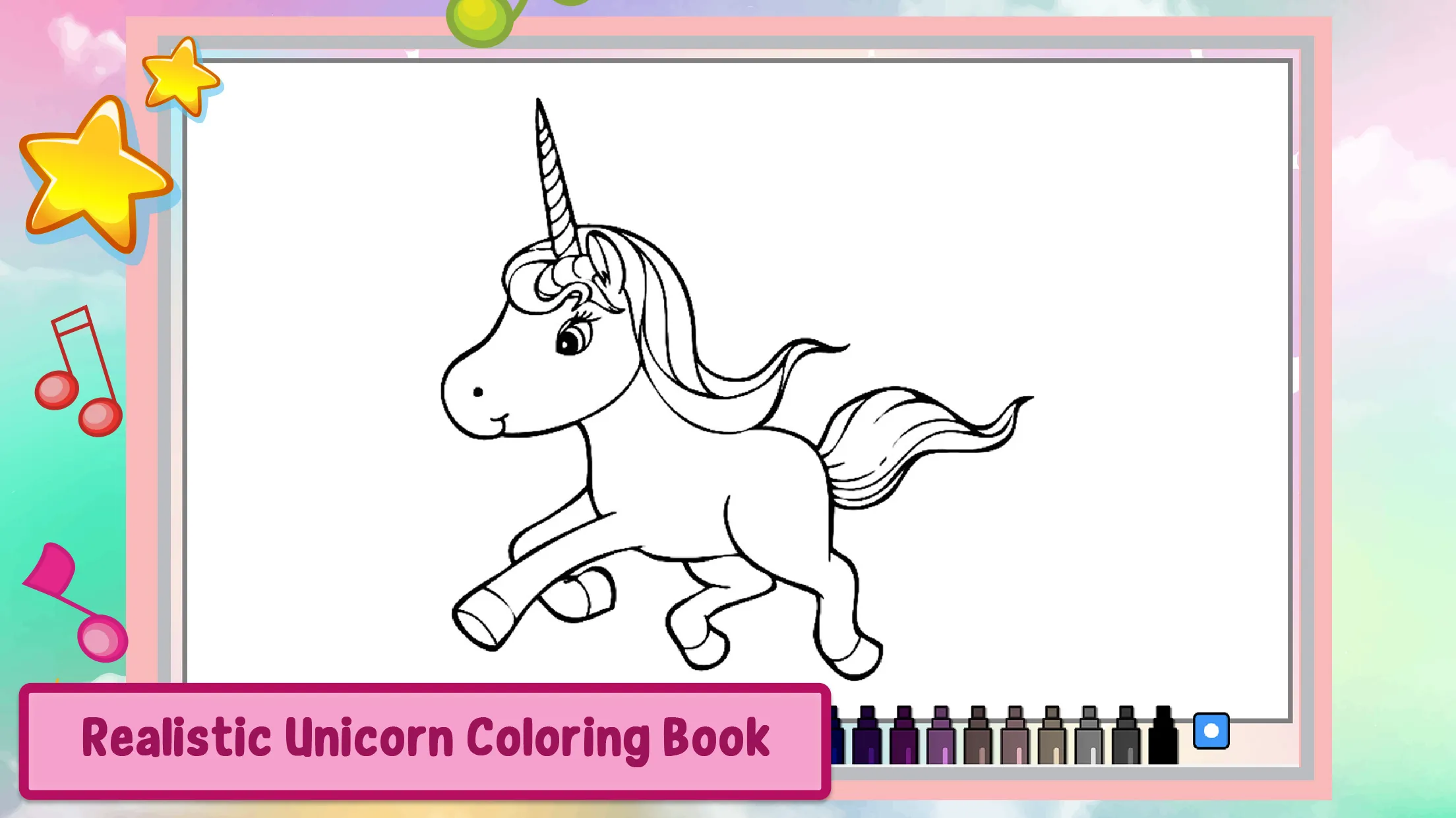 Unicorn Coloring Games Puzzle | Indus Appstore | Screenshot