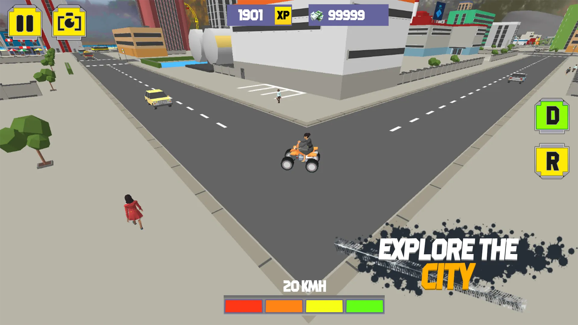 ATV QuadBike Driver Crazy Town | Indus Appstore | Screenshot