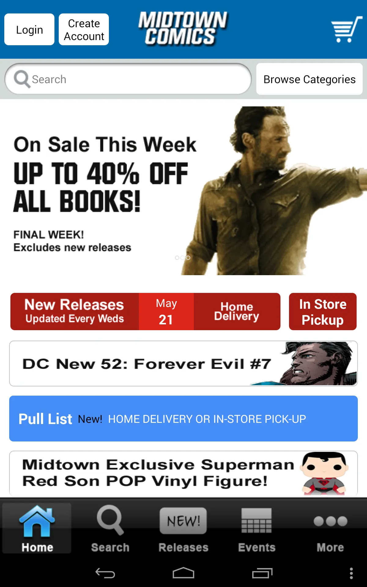 Midtown Comics | Indus Appstore | Screenshot