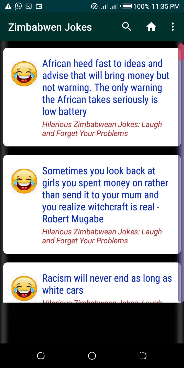 African Funny Jokes | Indus Appstore | Screenshot