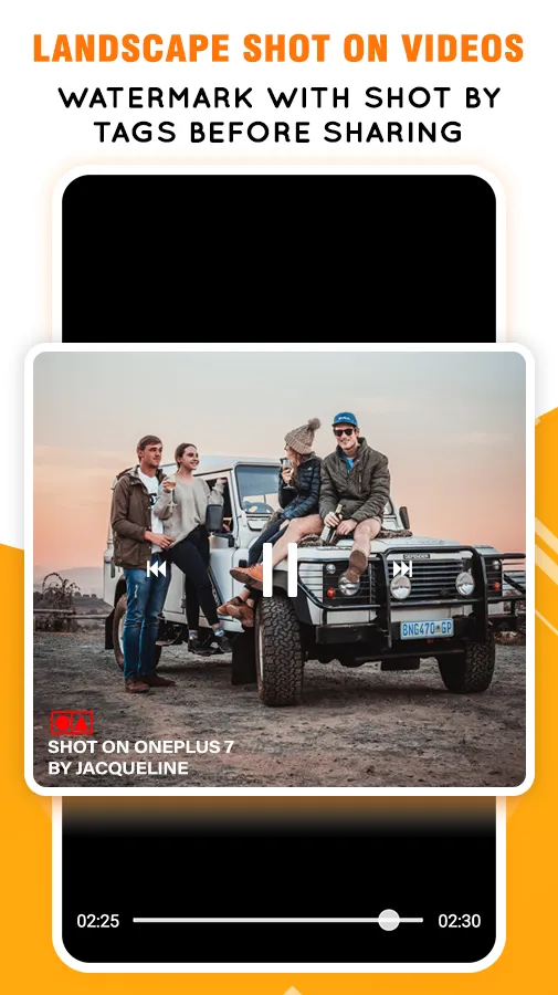 Shot On Video Stamp Camera | Indus Appstore | Screenshot